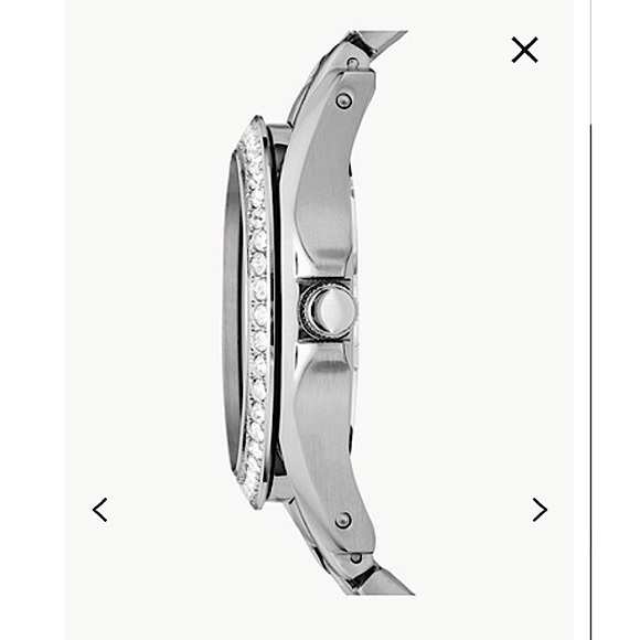 🆕🔥FOSSIL BEZEL BAGUETTE STUNNING GORGEOUS(RILEY)STAINLESS STEEL QUARTZ WATCH!! - Picture 15 of 15